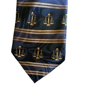 Steven Harris Scales of Justice Men’s Tie